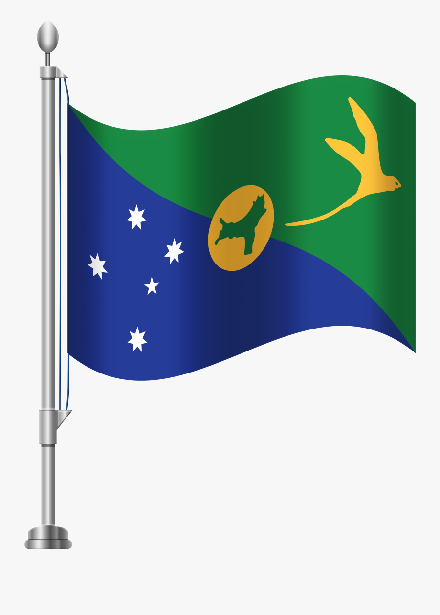 Christmas Island Flag Png Clip Art - Jordan Flag Png, Transparent Clipart