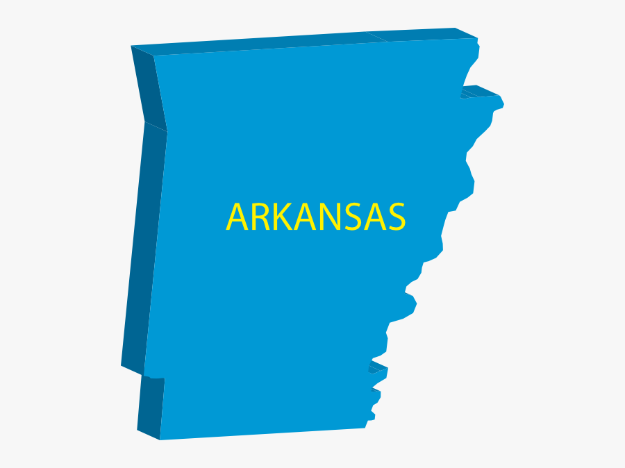 Arkansas State Maps Vector, Transparent Clipart