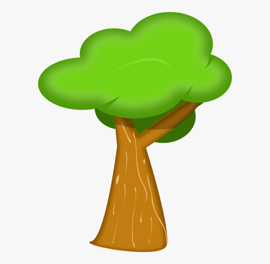 Soft Trees 1 - Cartoon Tree Gif Png, Transparent Clipart