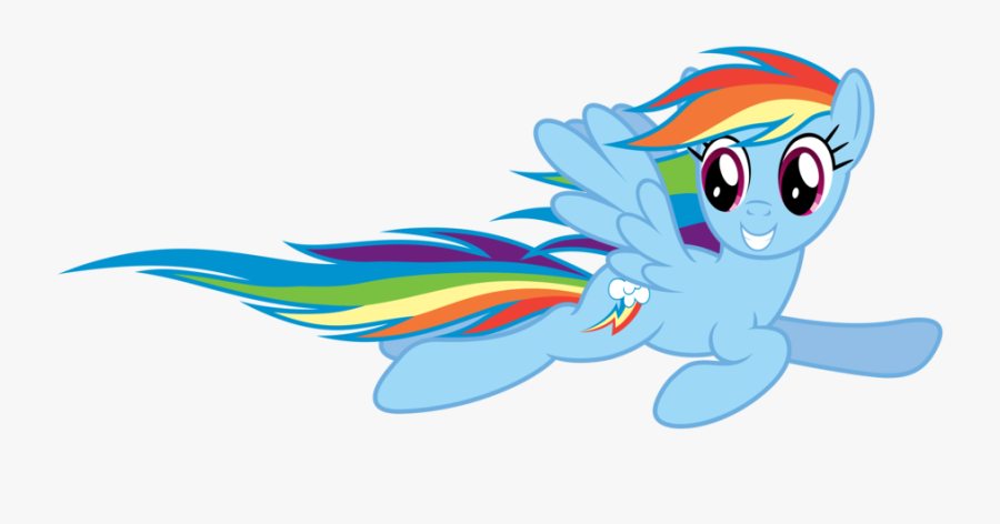 Download Rainbow Dash Flying Png File - My Little Pony Rainbow Dash Flying, Transparent Clipart
