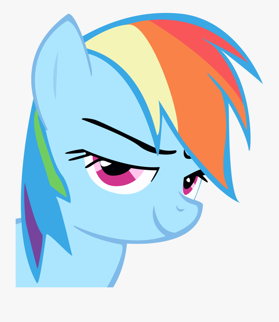 Vector By Thelawn - Mane 6 Looking At You, Transparent Clipart