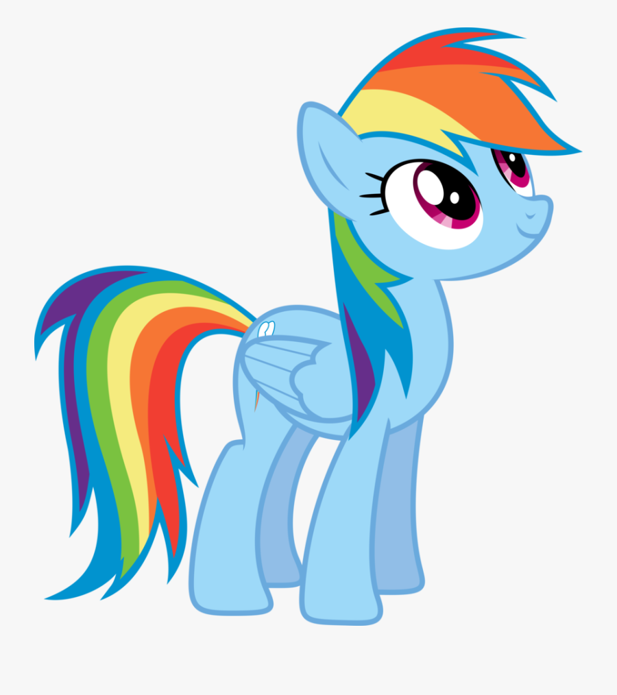 Mirrored, Pony, Rainbow Dash, Safe, Simple Background - Rainbow Dash Transparent Background, Transparent Clipart