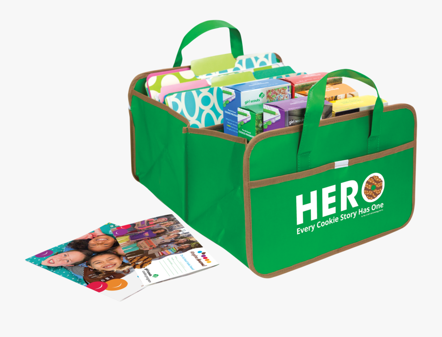 Troops That Sell $2500 Will Earn 2 Cookie Hero Trunk - Bag, Transparent Clipart