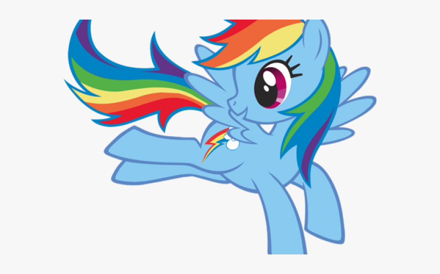 Pony Clipart Rainbow Dash - Pony Rainbow Dash Png, Transparent Clipart
