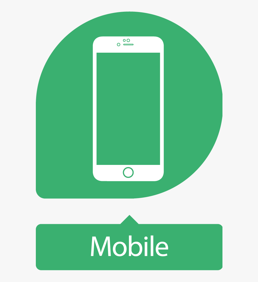 Green Mobile Logo Png, Transparent Clipart