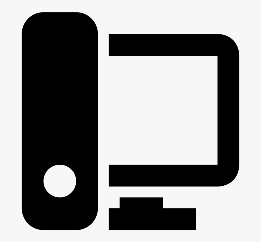 Workstation Symbol, Transparent Clipart