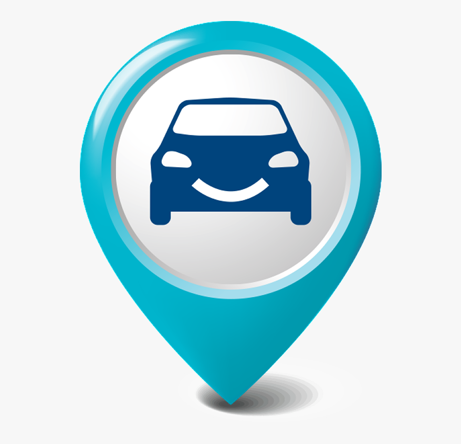 Map Car Icon Png, Transparent Clipart