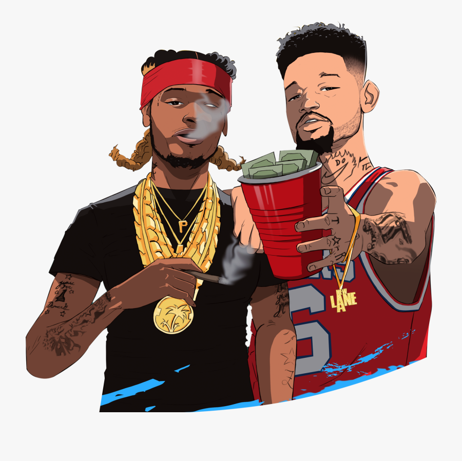 Fetty Wap X Pnb - Pnb Rock Fetty Wap, Transparent Clipart