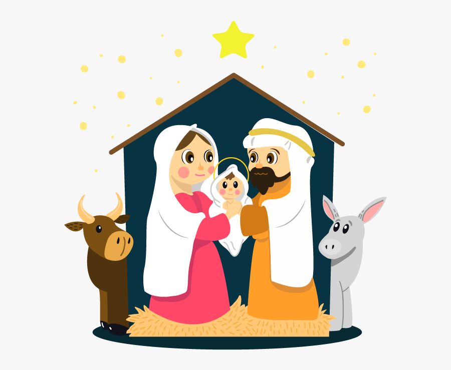 Bethlehem Christmas Nativity Scene Nativity Of Jesus - Clipart Transparent Background Nativity Scene, Transparent Clipart