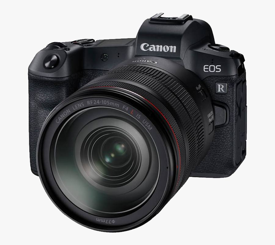 Mirrorless Interchangeable Lens Camera - Canon Eos R Mirrorless Digital Camera With 24 105mm, Transparent Clipart