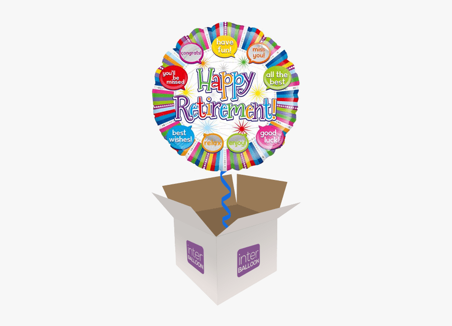 Retirement Speech Bubbles - Happy Birthday 7th Balloons, Transparent Clipart