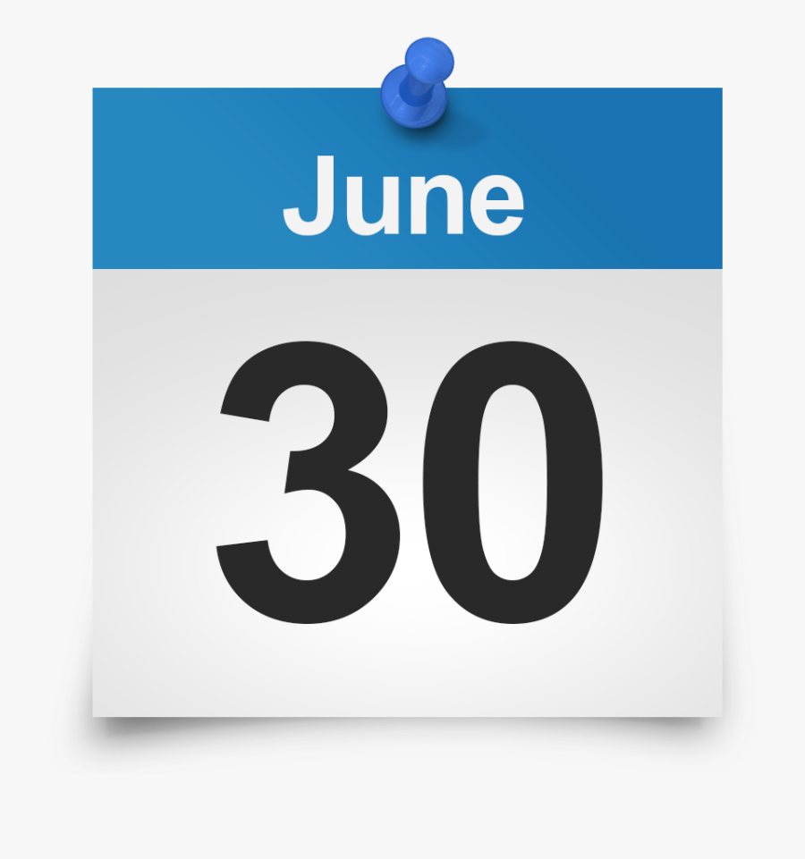 June 30 Calendar Icon Png , Png Download - June 30 Calendar Png, Transparent Clipart