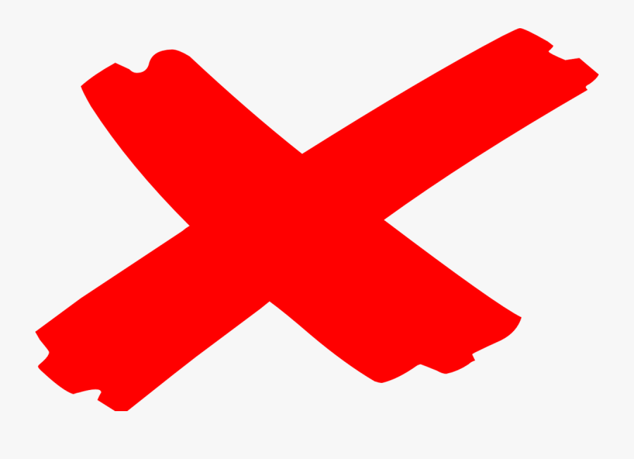 No - X Marks The Spot Clip, Transparent Clipart