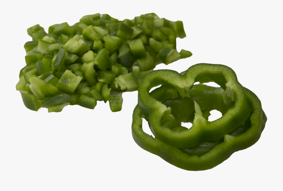 Transparent Bell Pepper Png - Chopped Green Pepper Png, Transparent Clipart