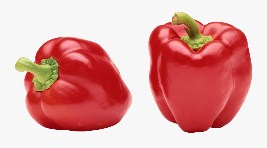 Clipart Vegetables Sweet Pepper - Red Colour Vegetables Name, Transparent Clipart