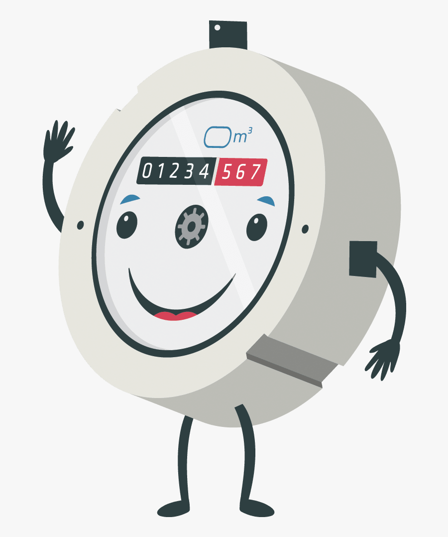 Water Meter Cartoon Png, Transparent Clipart