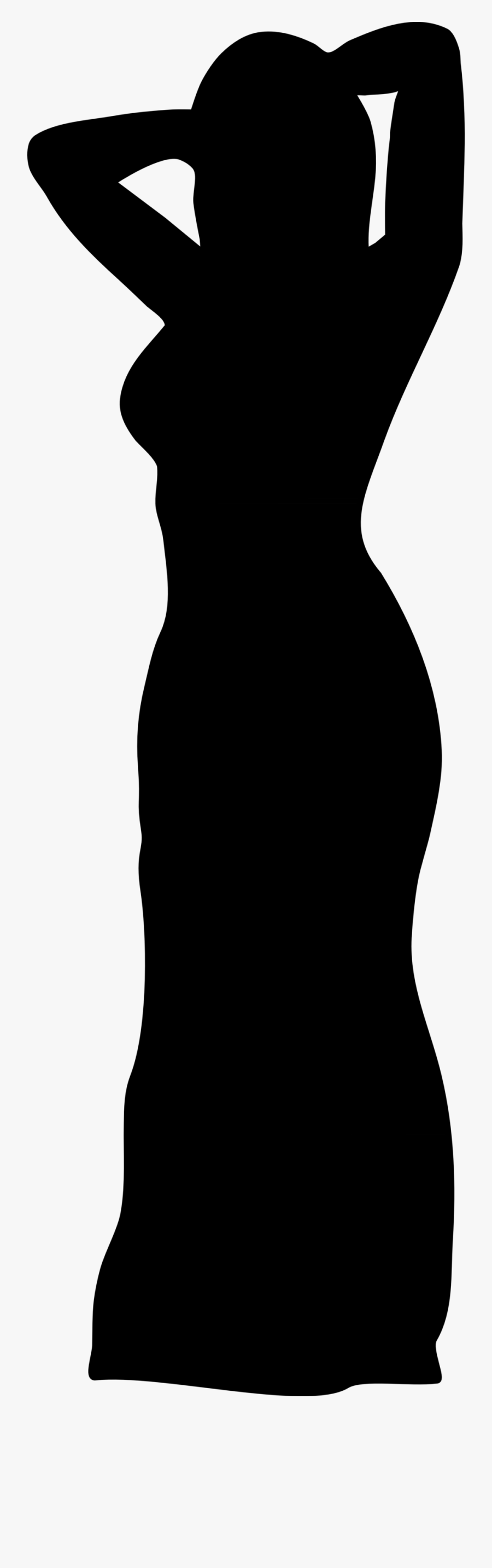 Women Wearing Dress Icons Png - Female Wearing Dress Silhouette , Free ...