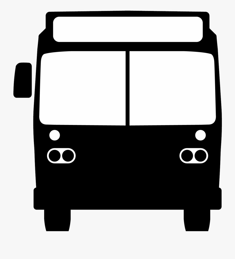 Bus Clipart Front, Transparent Clipart