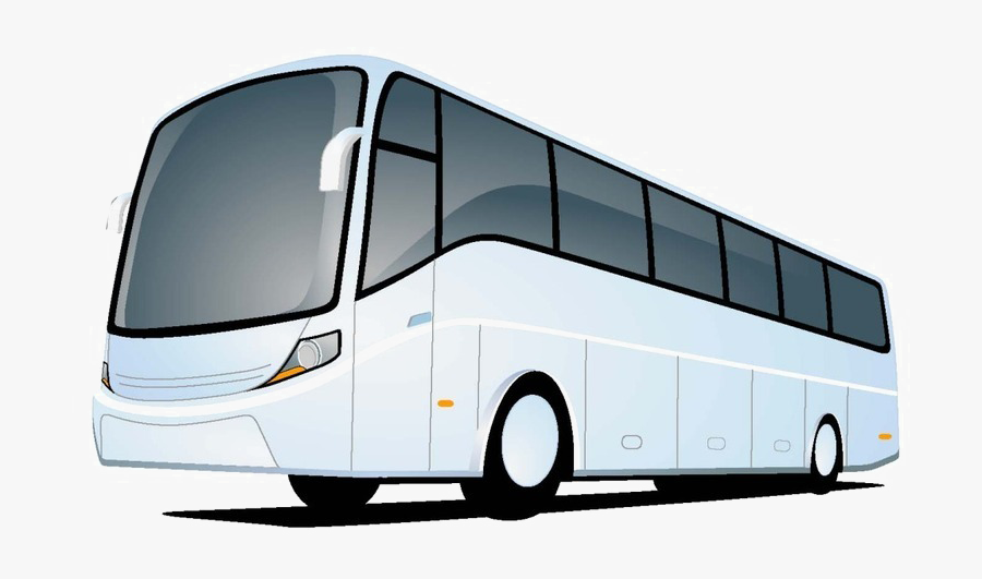 Bus Coach Illustration - Heyfordian Coaches, Transparent Clipart