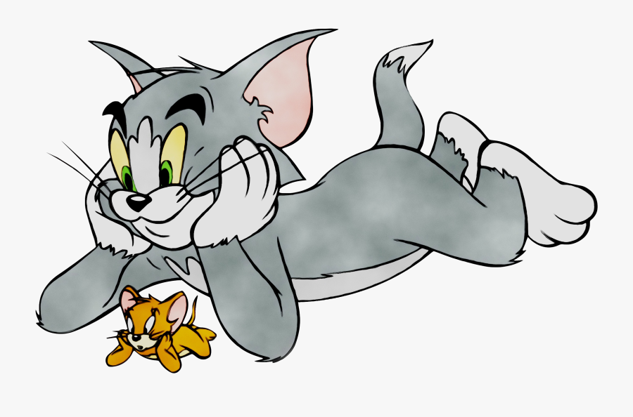 Tom Cat Jerry Mouse Nibbles Tom And Jerry Cartoon - Love Tom And Jerry, Transparent Clipart