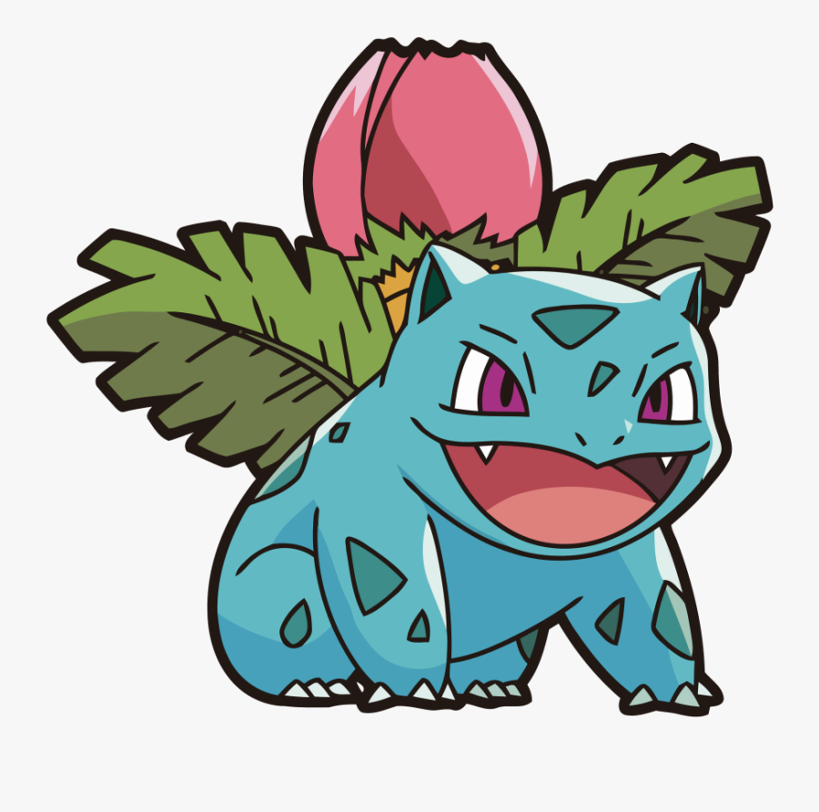 Ivysaur Was A Tough Catch And Escaped Out Of A Lot - Pokemon Ivysaur, Transparent Clipart