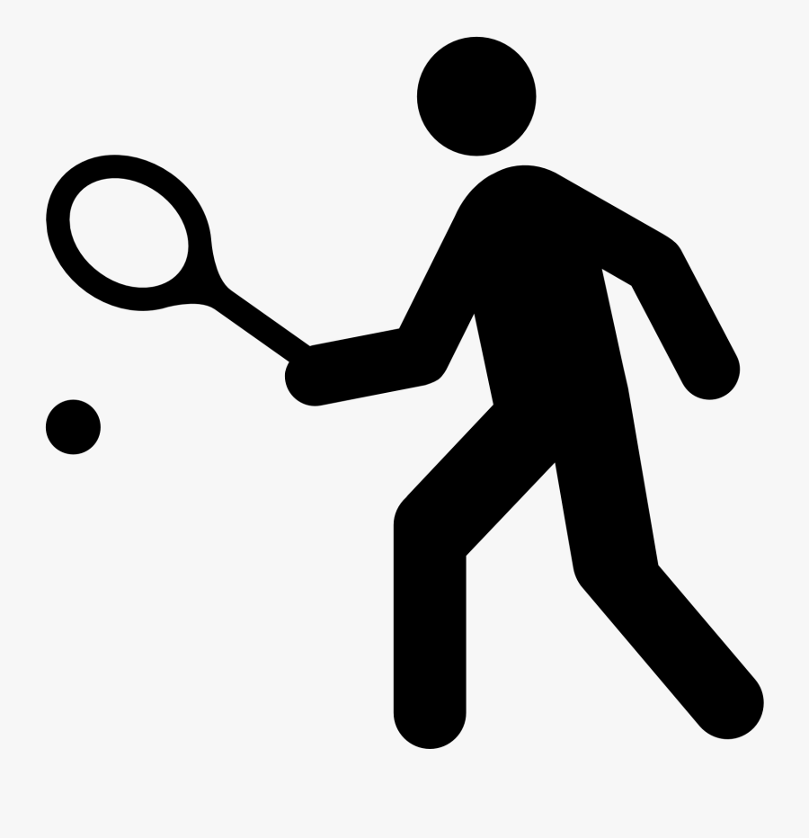 Clip Art Black Tennis Balls - Tennis Symbol Png, Transparent Clipart