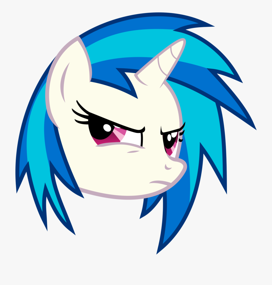 Vinyl Scratch Head Png, Transparent Clipart