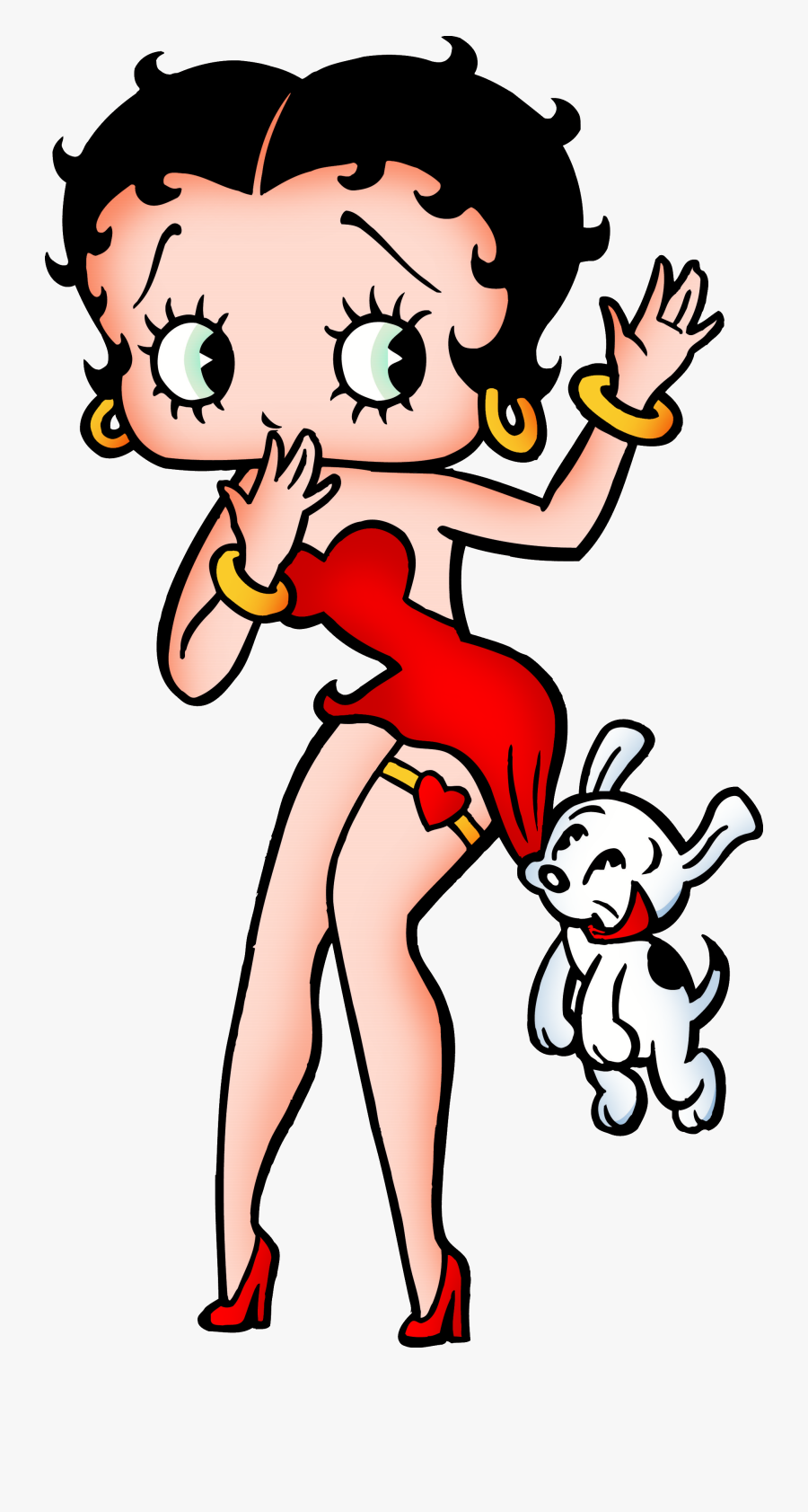 Night Clipart Innocent - Betty Boop, Transparent Clipart