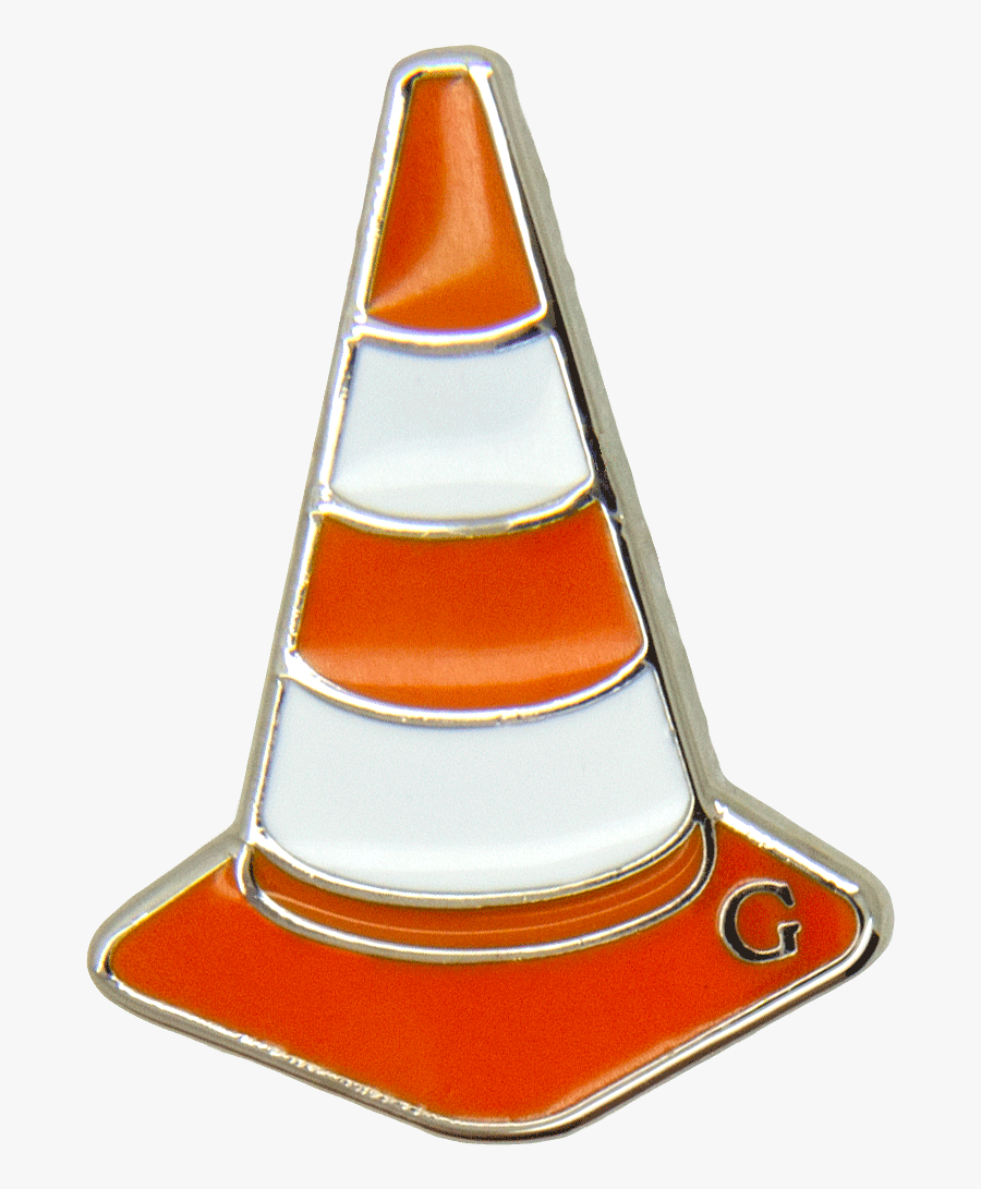 Traffic Cone Pin - Sail, Transparent Clipart