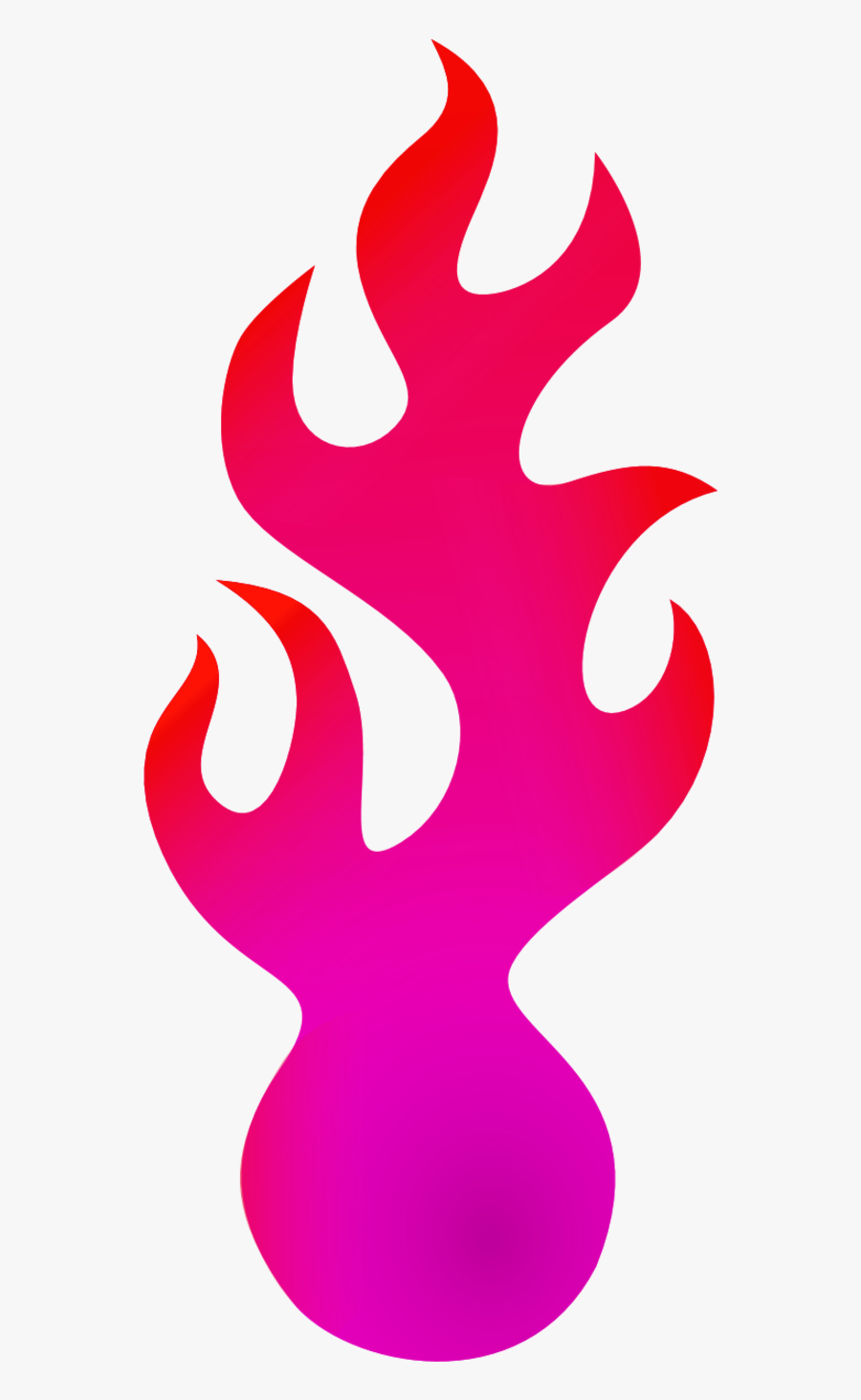 Pink Fire - Blue Fire Cartoon Png, Transparent Clipart