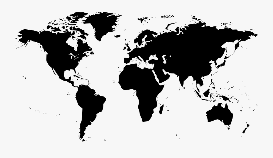 Free Icon World Map, Transparent Clipart