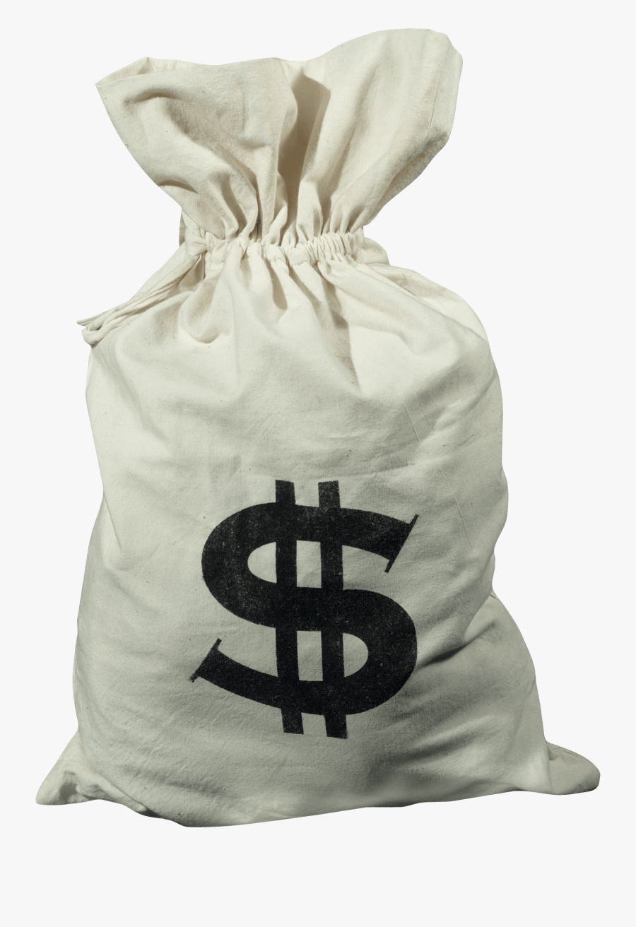 On Money Sales Bag Can Tips You Clipart - One Bag Of Money, Transparent Clipart