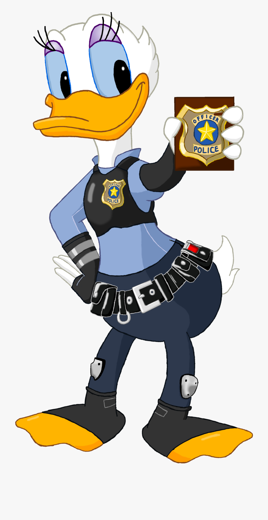 Image Daisy Duck As - Daisy Duck As Judy Hopps, Transparent Clipart