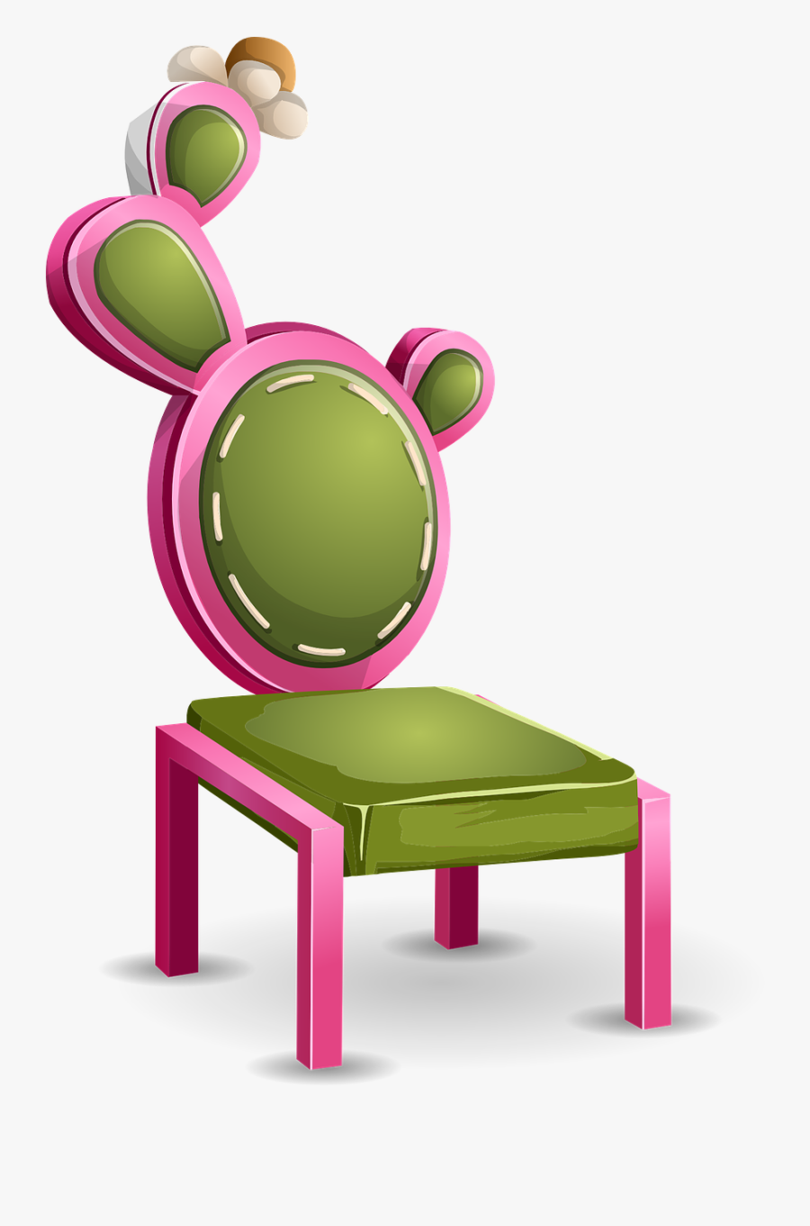 Home Decor, Chairs, Green, Decorative, Frames - Chair, Transparent Clipart