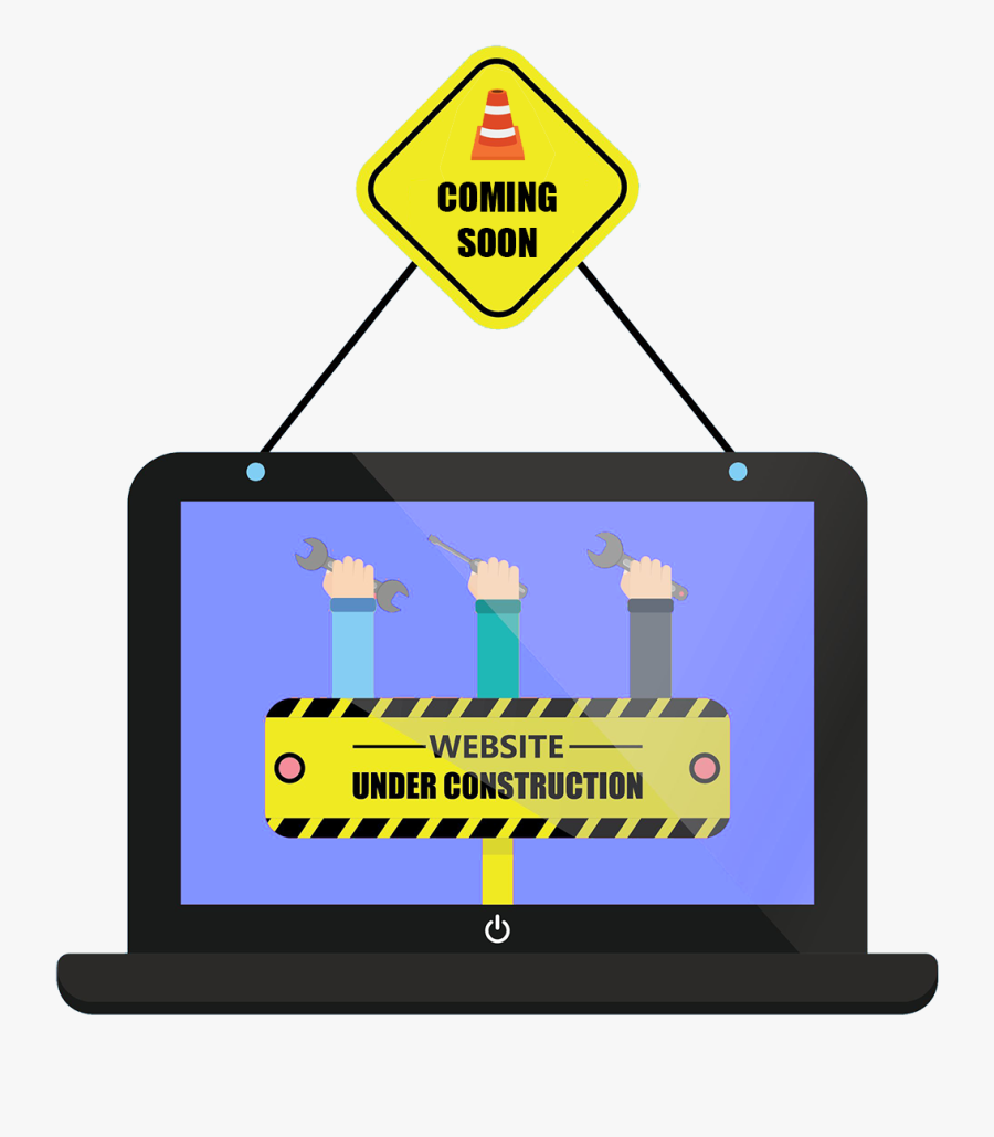 Website - Sorry Website Under Construction, Transparent Clipart