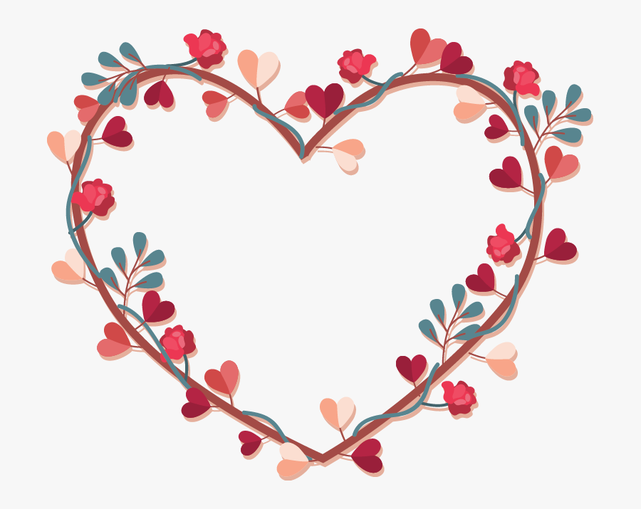 Heart Flower - Paint On Valentines Day, Transparent Clipart