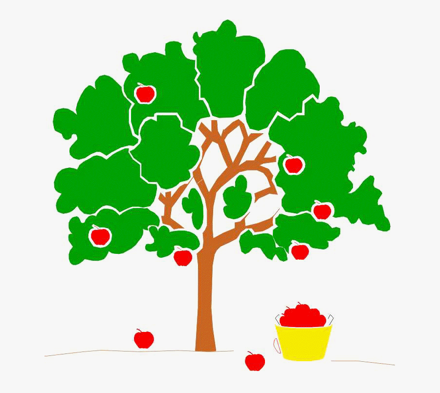 Picture Of Apple Tree Free Download Clip Art Free Clip - Apple Doesn T Fall Far From The Tree Gif, Transparent Clipart