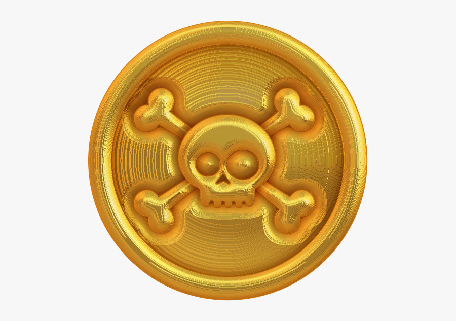 Pirate Gold Coin Clipart Png , Free Transparent Clipart - ClipartKey