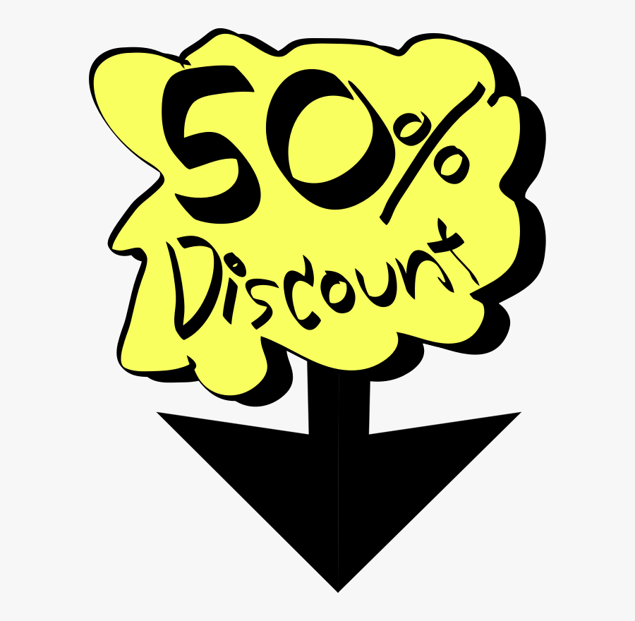 50 Discount Png - 50% Discount Clip Art, Transparent Clipart
