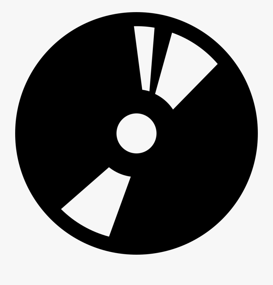 Disc Digital Tool Symbol For Music Interface Or Burn - Disc Png Icon, Transparent Clipart