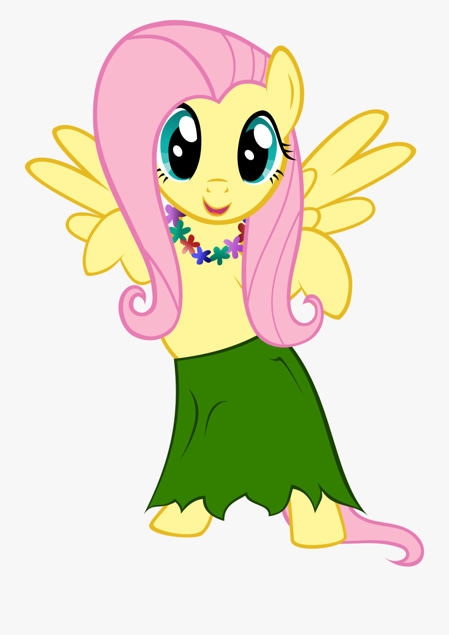 Mlp Fluttershy Hula, Transparent Clipart