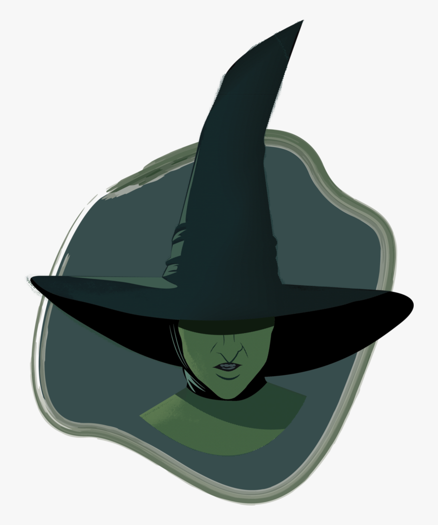 Wicked Witch Of The West The Wizard Wicked Witch Of - Wizard Of Oz Witch Hat, Transparent Clipart