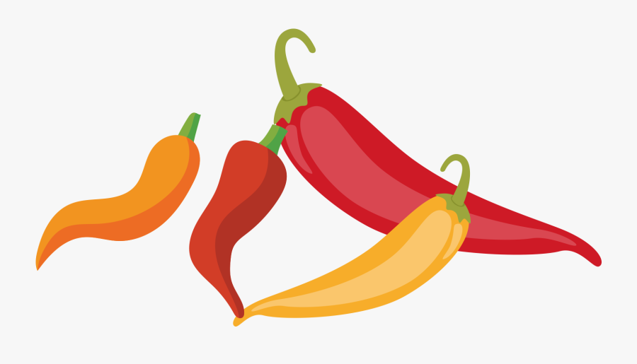 Pepper Clipart Tabasco - Bird's Eye Chili, Transparent Clipart