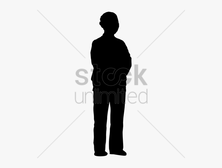 Transparent Person Standing Clipart Black And White - Dad In Suit Illustration, Transparent Clipart