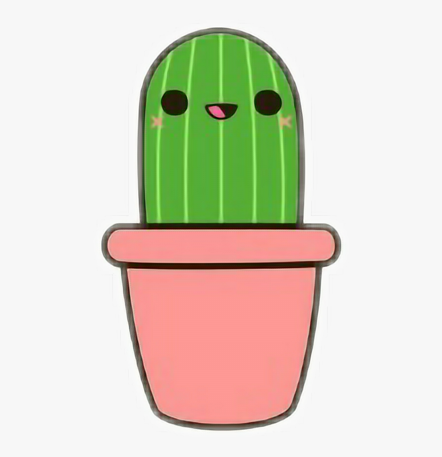 #cactus #flower #plants #кактус #кавай #ня - Cute 3 Cactus Png, Transparent Clipart