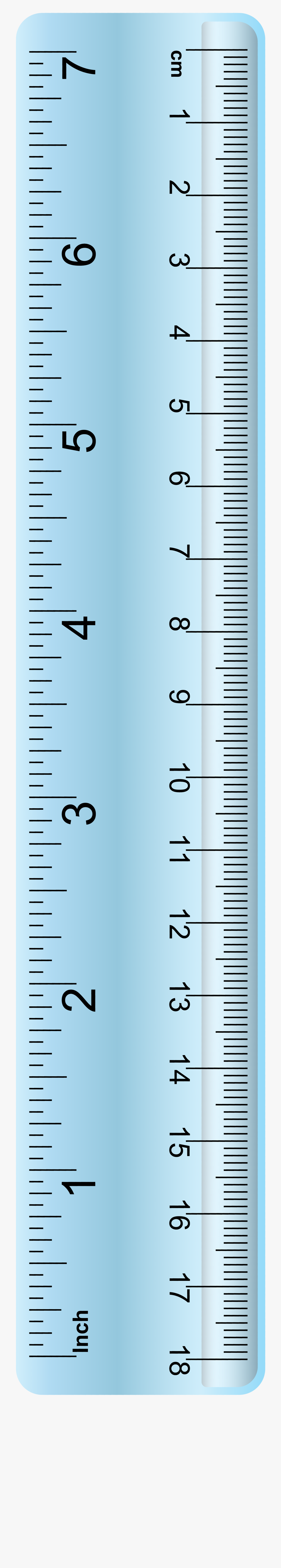 Ruler Clipart Full Size - Ruler, Transparent Clipart
