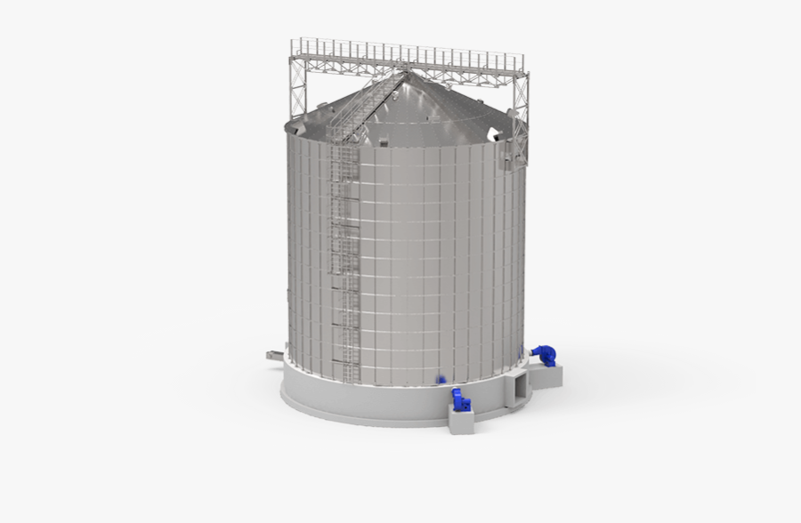 Transparent Water Tower Png - Silo, Transparent Clipart