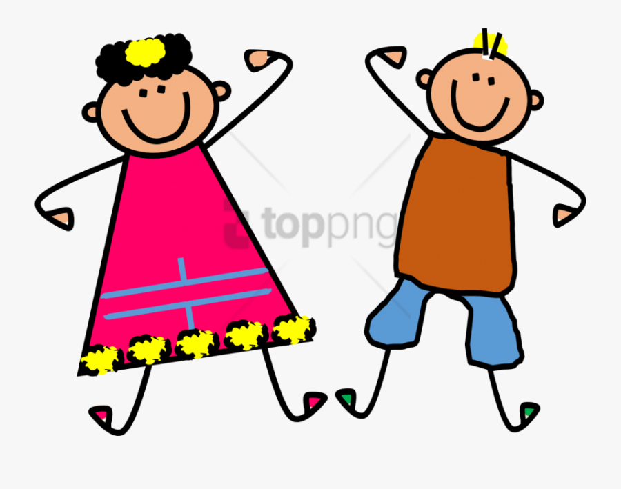 Free Png Children Dancing Clipart Png Png Image With - Kid Dancing Clipart, Transparent Clipart