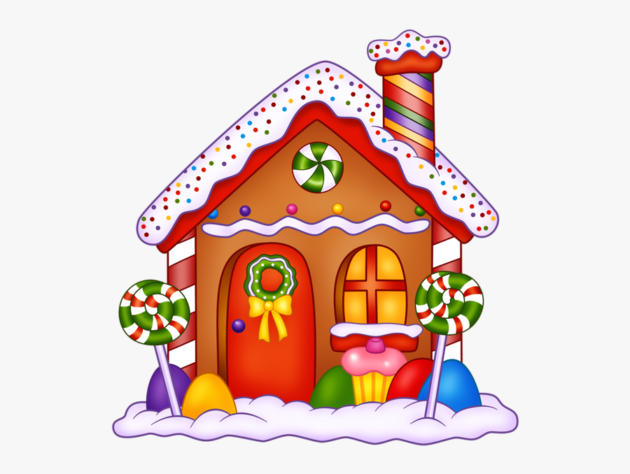Gingerbread - Hansel And Gretel Candy House Cartoon, Transparent Clipart