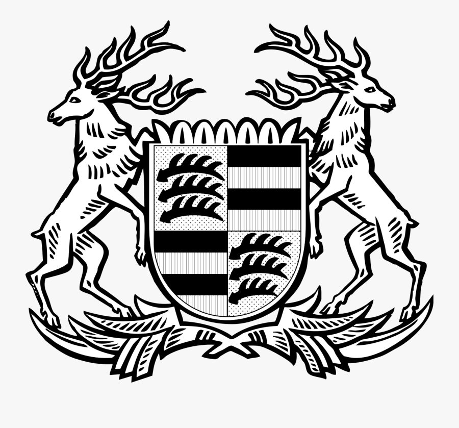 Wappen Volksstaat Württemberg - Weimar Era Württemberg Coat Of Arms, Transparent Clipart